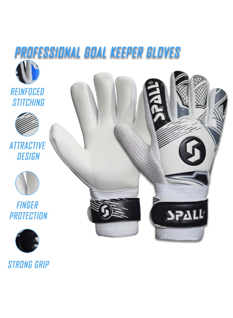 Spall GoalKeeper Goalie Football Soccer Gloves With Strong Grip Protection To Prevent Injuries For Training And Match Men And Women  - Image 2