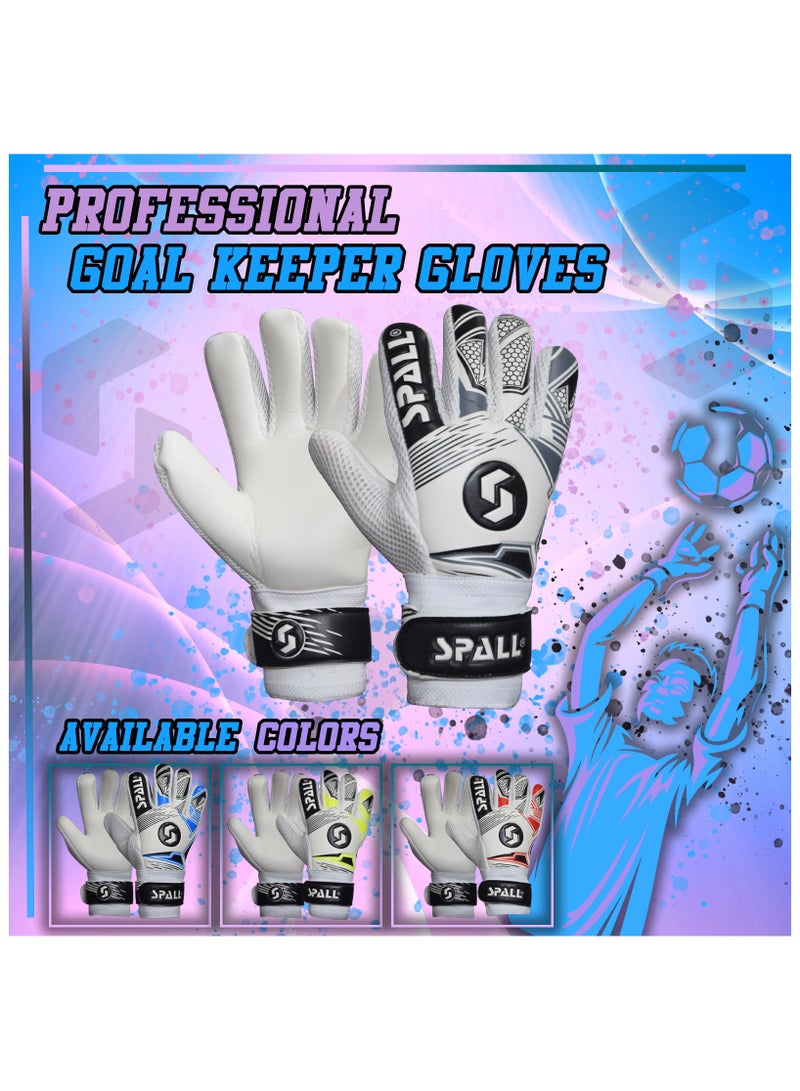 Spall GoalKeeper Goalie Football Soccer Gloves With Strong Grip Protection To Prevent Injuries For Training And Match Men And Women  - Image 3