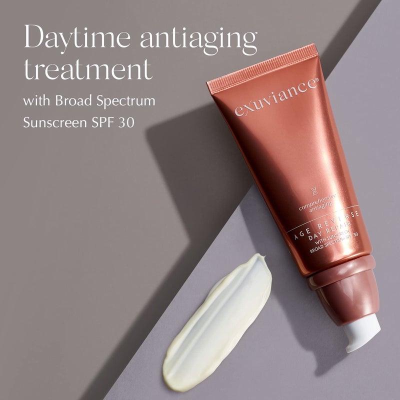 EXUVIANCE AGE REVERSE Day Repair SPF 30 Firming Face Cream with Retinol, NeoGlucosamine, Peptides and Antioxidant, 50 g. - Image 3
