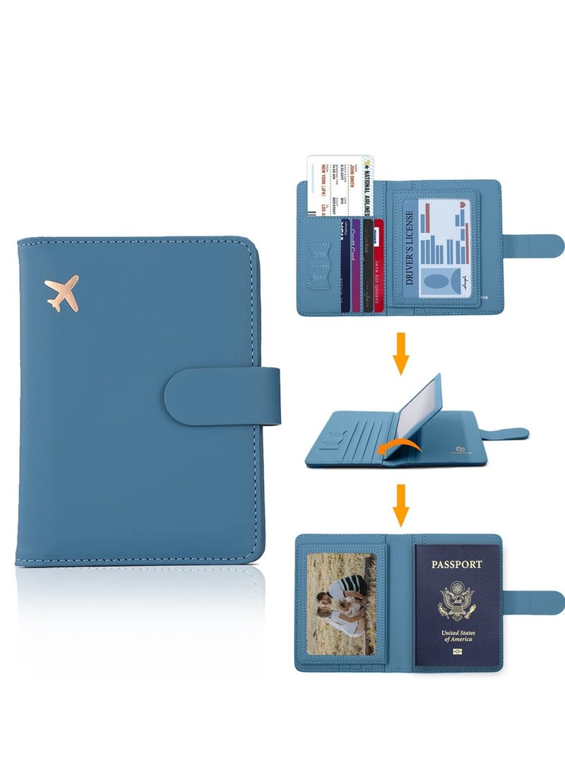 Barakah Passport Holder, Holder Card Slots, Creative Aircraft Certificate Storage Bag, Cover for Women and Men, Waterproof Rfid Blocking Travel Wallet - Image 2