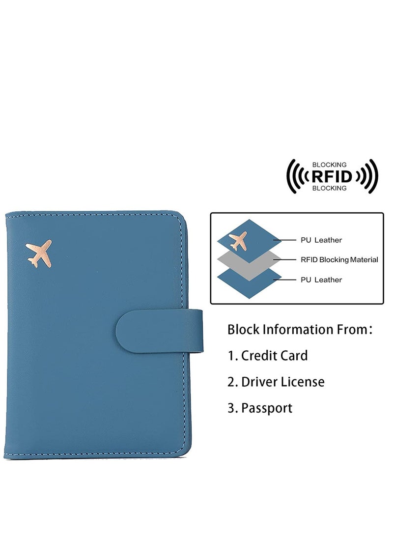 Barakah Passport Holder, Holder Card Slots, Creative Aircraft Certificate Storage Bag, Cover for Women and Men, Waterproof Rfid Blocking Travel Wallet - Image 5
