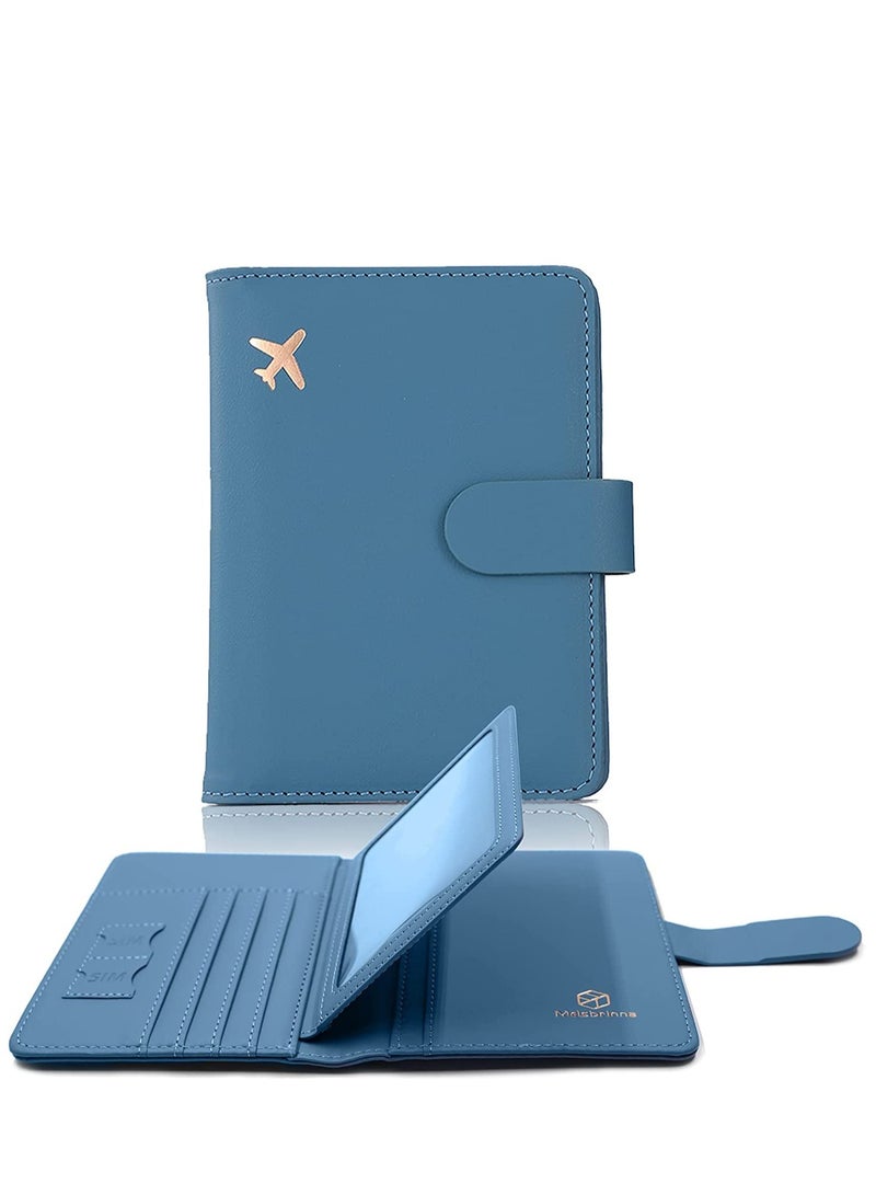 Barakah Passport Holder, Holder Card Slots, Creative Aircraft Certificate Storage Bag, Cover for Women and Men, Waterproof Rfid Blocking Travel Wallet - Image 1