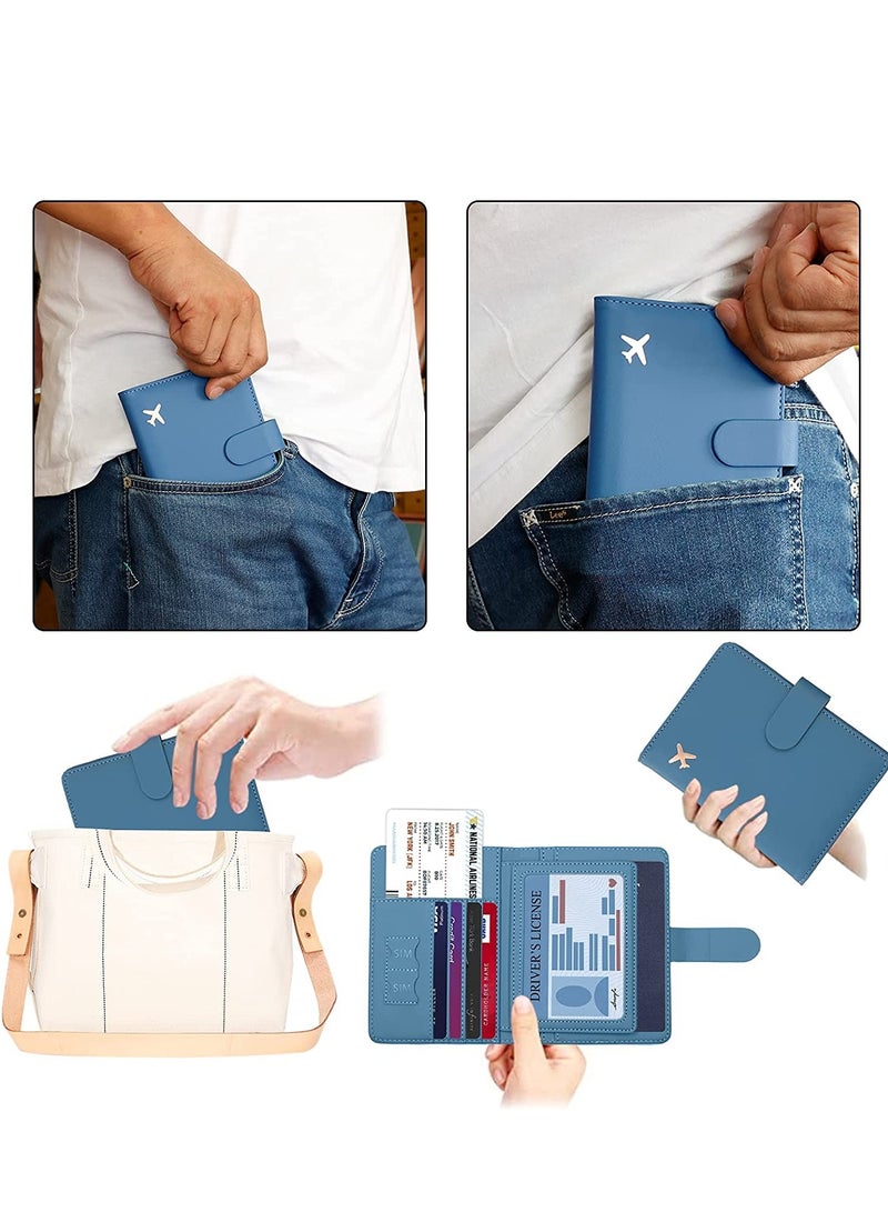 Barakah Passport Holder, Holder Card Slots, Creative Aircraft Certificate Storage Bag, Cover for Women and Men, Waterproof Rfid Blocking Travel Wallet - Image 3