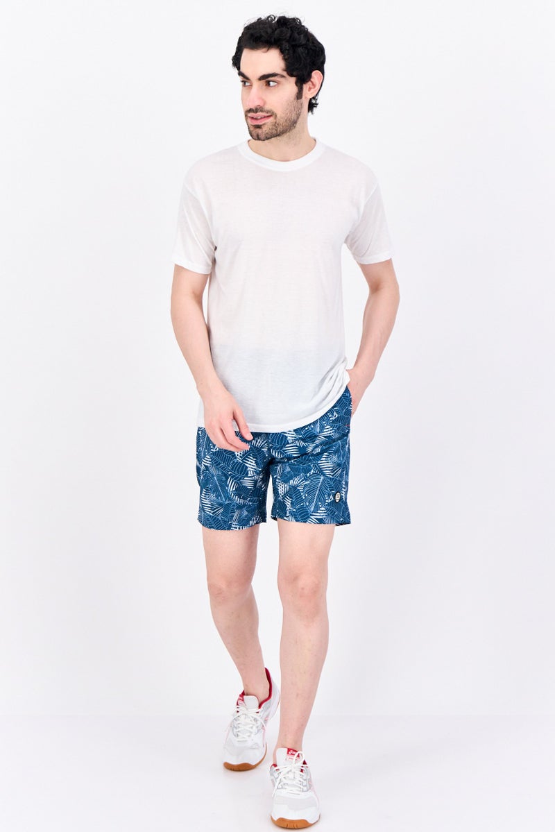 Avalanche Men Sportswear Fit Training Shorts, Teal Blue - Image 3