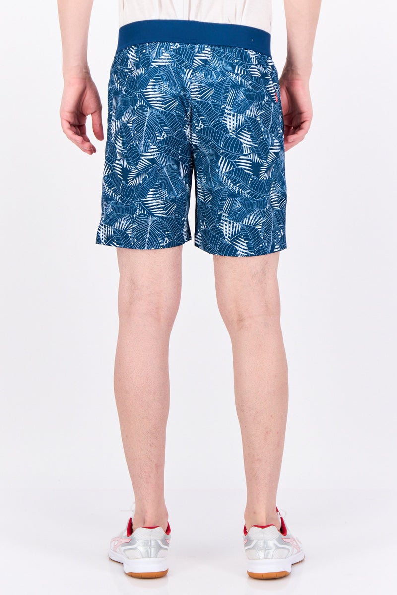 Avalanche Men Sportswear Fit Training Shorts, Teal Blue - Image 2