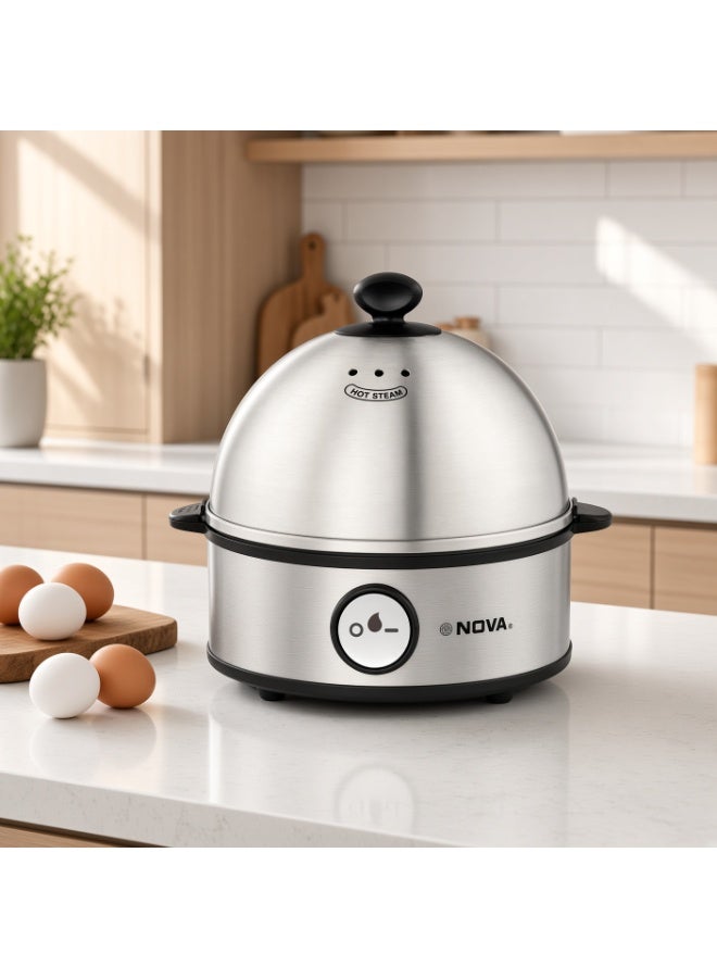 NOVA NEB-9001-7 Electric Egg Boiler 360W, 7-Egg Capacity with Automatic Shut-Off - Image 2