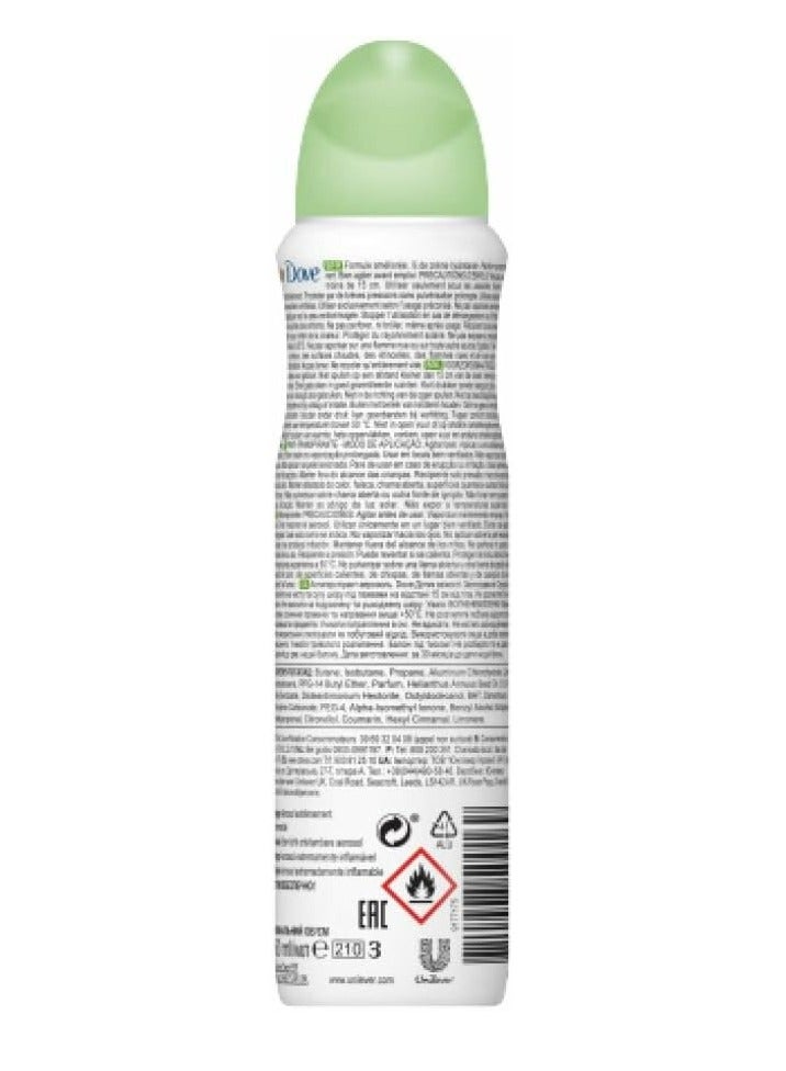 دوف جو فريش لمسة منعشة برائحة الخيار والشاي الأخضر 250 مل - Image 2