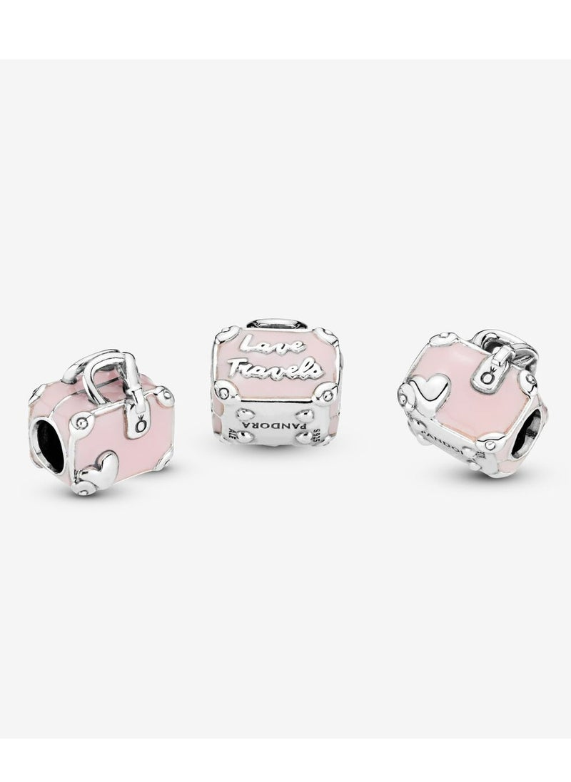 PANDORA - Pandora Suitcase Silver Charm for Pandora Moments Women's Bracelet 798063EN124 - Image 1