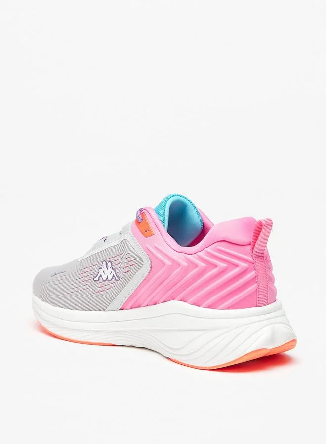 Kappa Women'S Textured Lace-Up Lightweight Sports Shoes