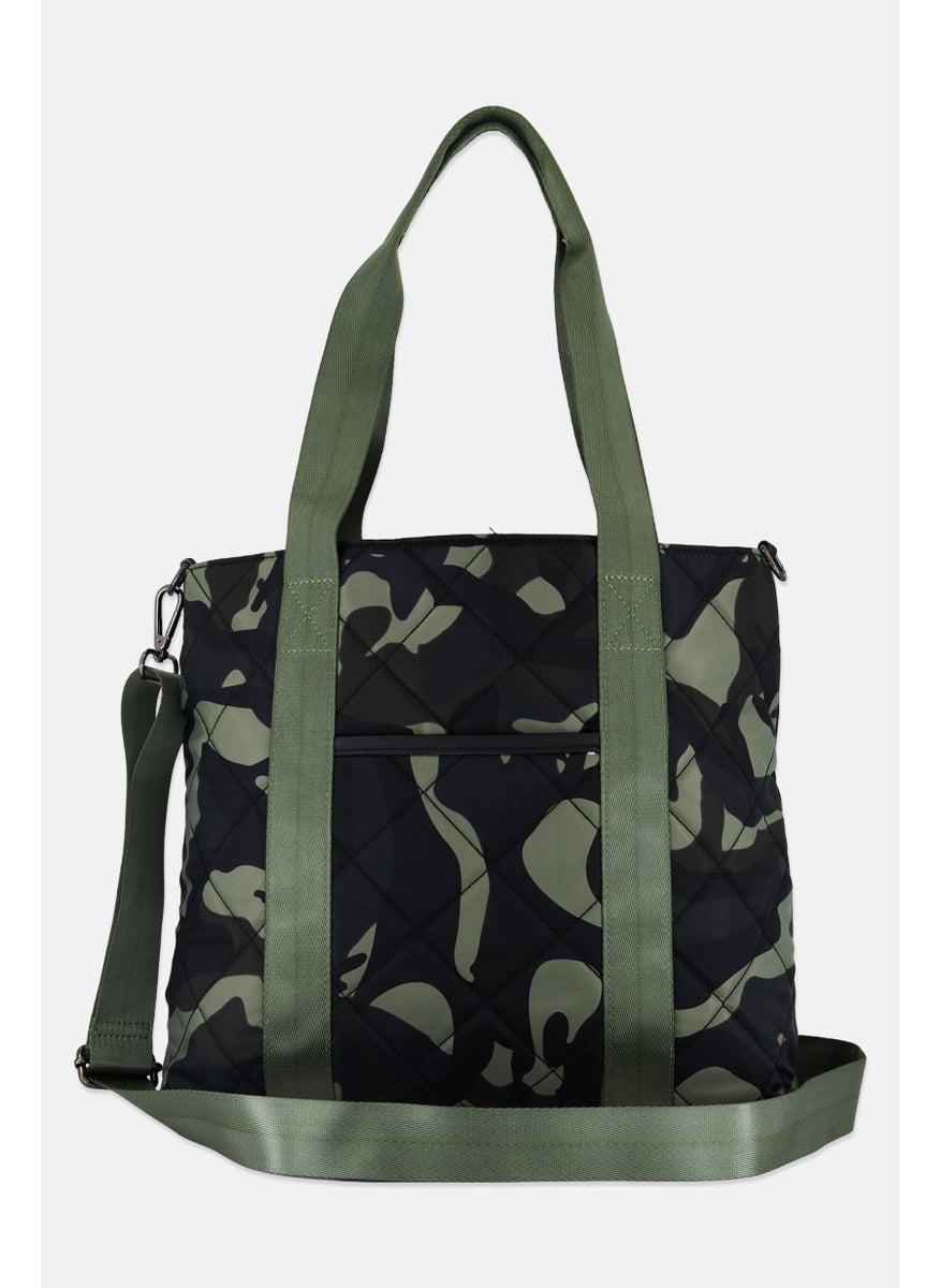 Women Camouflaged Tote Bag 42 L x 33 H x 14 W cm, Dark Green - pzsku/Z5D2C05DCE2F3E8348C2DZ/45/_/1737643086/b896cf89-197c-4914-92f3-73dece6bb793