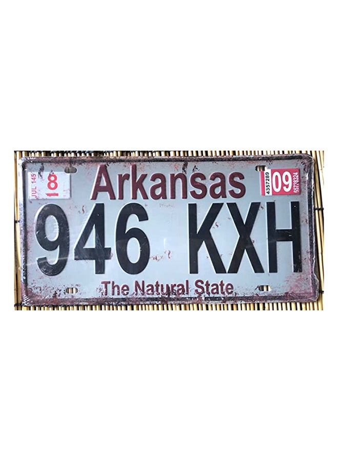 HOME TASTE Hometaste Metal Wall Plate Tin Sign Metal Poster Plate Painted Modern Design Car Plate Tin Metal Wall Art Signs, Cafe Thick Tinplate Modern Design Painted Car Plate (Style_25)