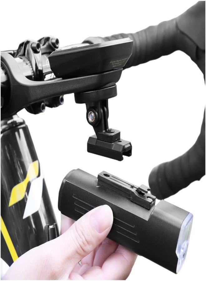 NELboNs Bike Light Adapter Mount Compatible with Rock bros R3-1000 Headlights,Flashlight Adapter for Bike GPS Computer,Headlight Holder for Bicycle - Image 5