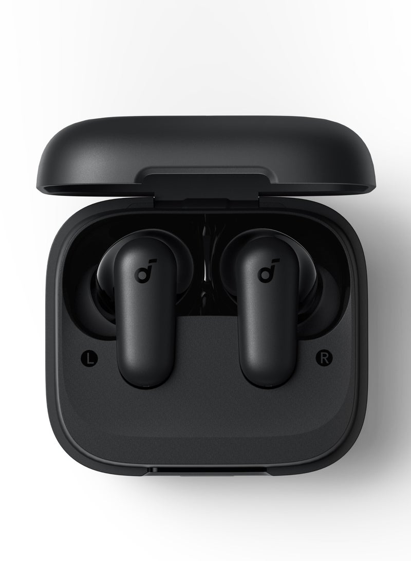 Soundcore P30i by Anker Noise Cancelling Earbuds, Strong and Smart Noise Cancelling, Powerful Bass, 45H Playtime, 2-in-1 Case and Phone Stand, IP54, Wireless Earbuds, Bluetooth 5.4 Black Black - Image 2