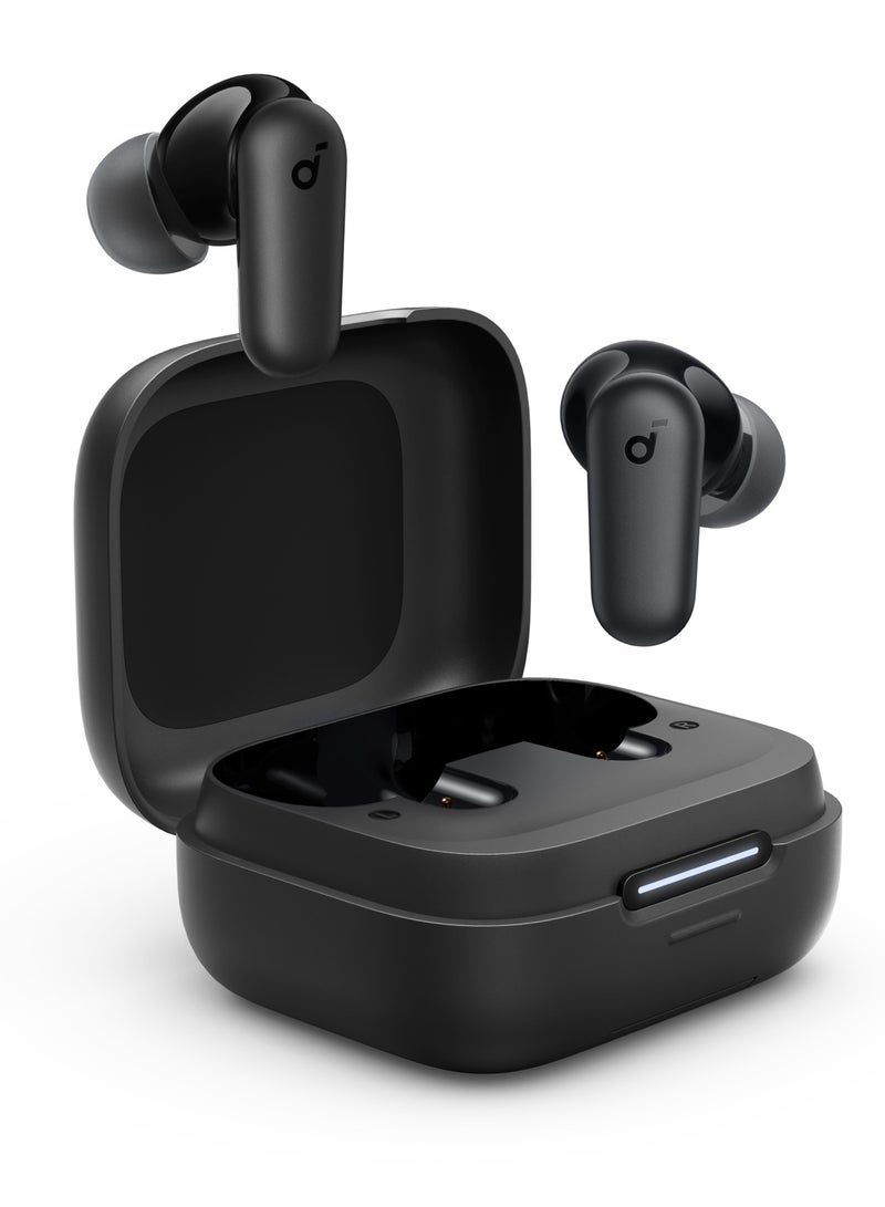 Soundcore P30i by Anker Noise Cancelling Earbuds, Strong and Smart Noise Cancelling, Powerful Bass, 45H Playtime, 2-in-1 Case and Phone Stand, IP54, Wireless Earbuds, Bluetooth 5.4 Black Black - Image 3