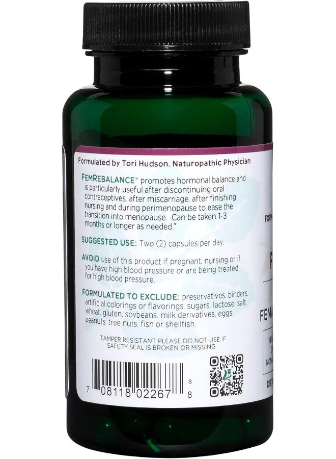 Vitanica FemRebalance, Hormone Balance Support for Women, Vegan, 60 Capsules - Image 3