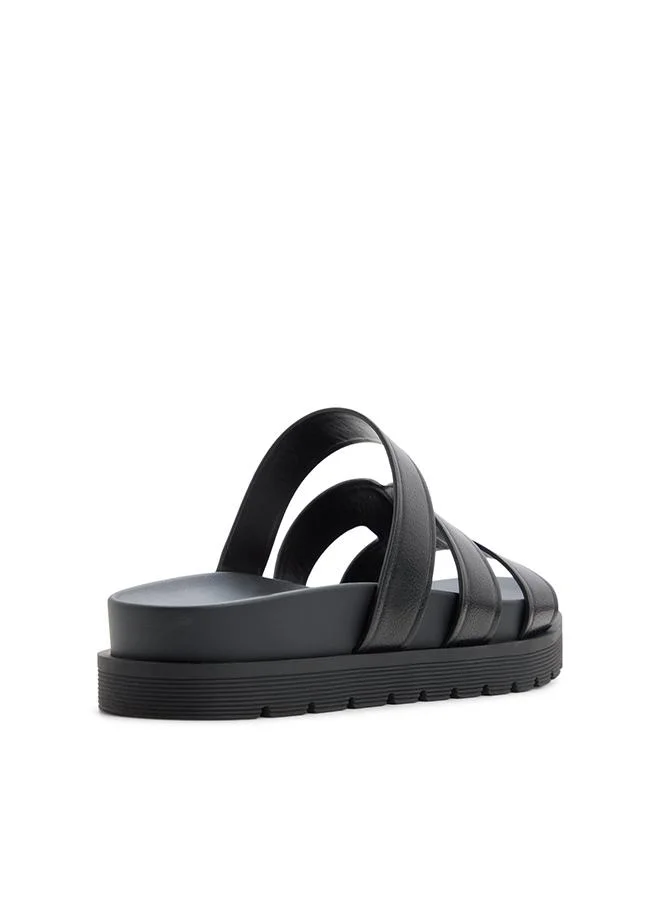 Call it Spring Casablancaaa Ladies Black Flat Sandals