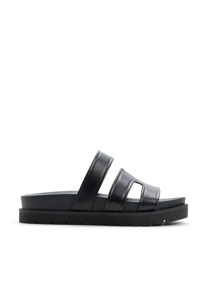 Call it Spring Casablancaaa Ladies Black Flat Sandals