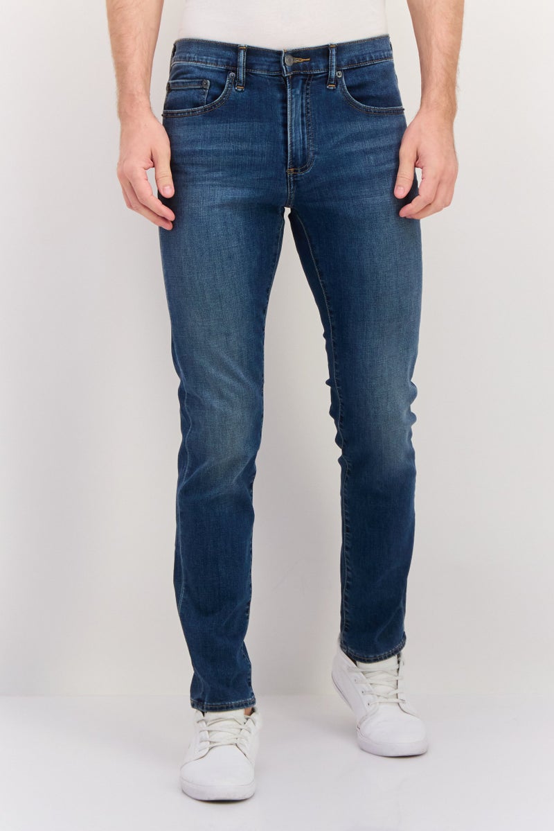 GAP Men Slim Fit Wash Stretchable Denim Jeans, Blue - Image 1