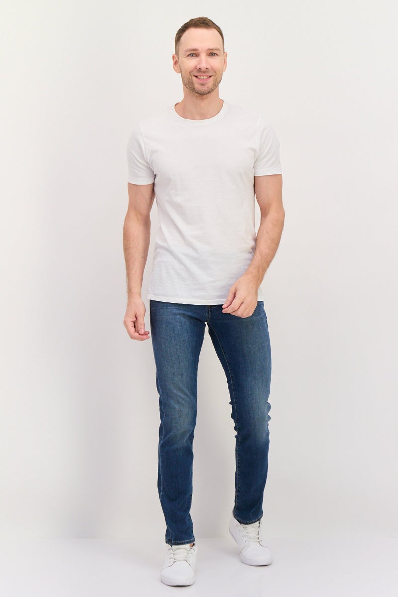 GAP Men Slim Fit Wash Stretchable Denim Jeans, Blue - Image 4