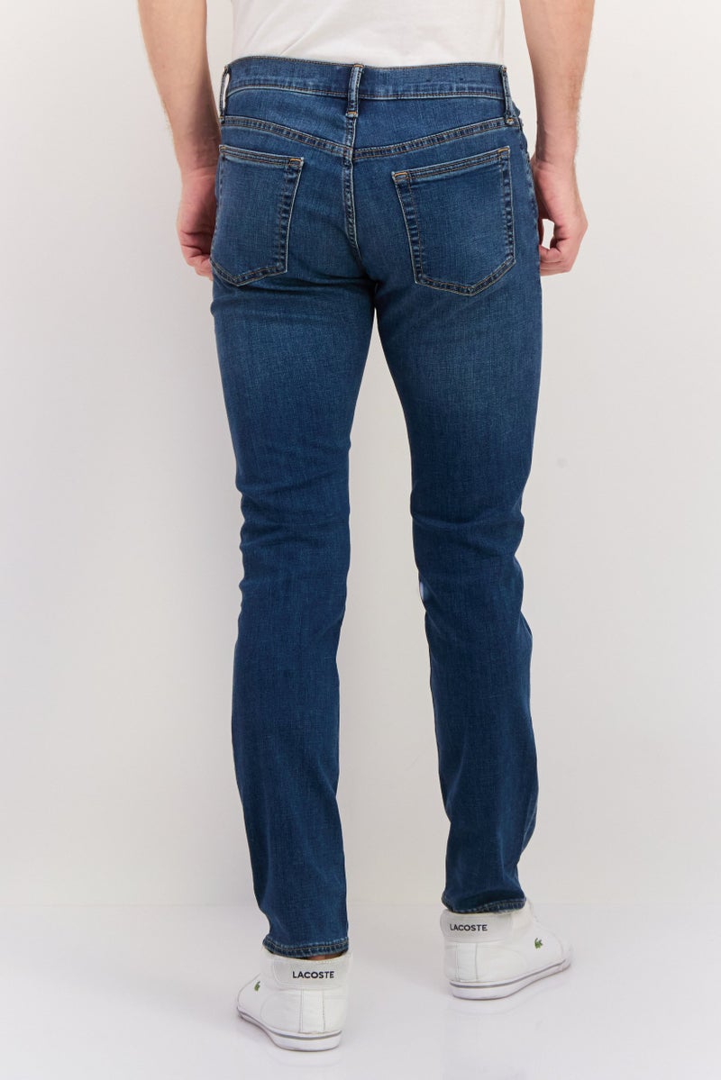 GAP Men Slim Fit Wash Stretchable Denim Jeans, Blue - Image 3
