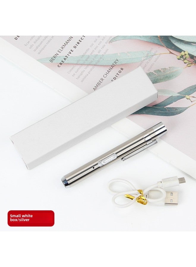 Mini Portable 365 Stainless Steel Engraved Logo Uv Fluorescent Agent Tester Pen Ultraviolet Light Face Mask Daily Use Items