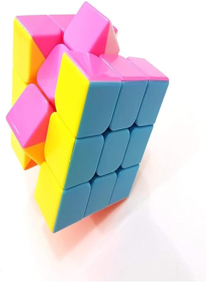 YONGJUN Yongjun Mofang Magic Stickerless Speed Cube - light colors 