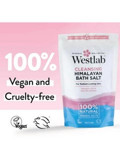 westlab Westlab Cleansing Himalayan Bath Salt Pouch, 1Kg  - Image 5