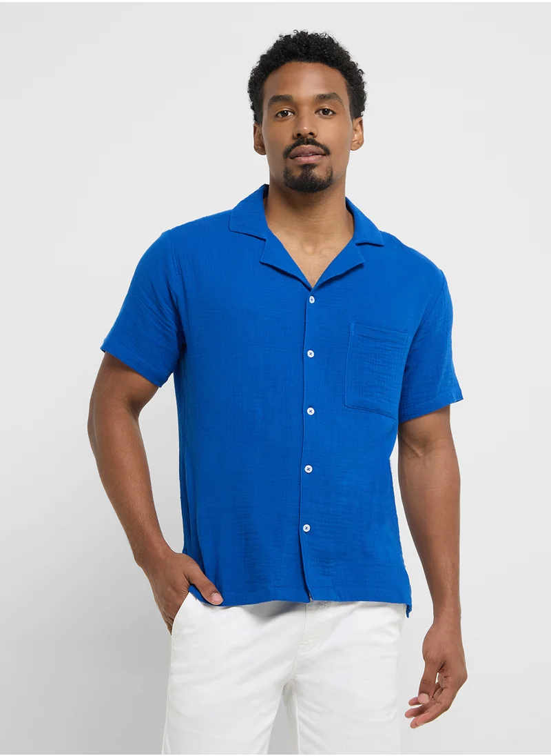 روبرت وود Causal Half Sleeve Shirt