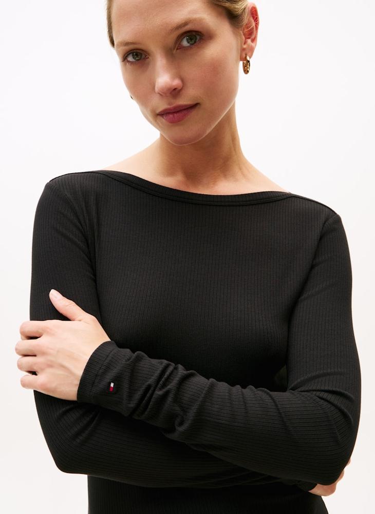 TOMMY HILFIGER Fit And Flare Midi Dress - Image 3