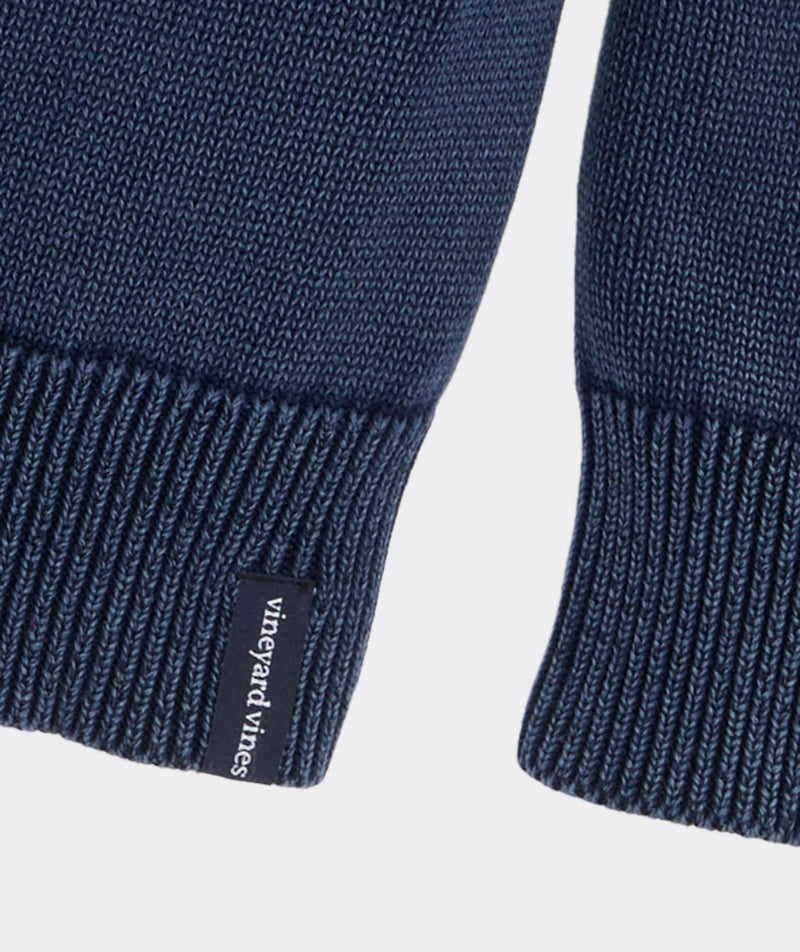 Vineyard Vines Heritage Cotton Crew Sweater, Nautical Navy, XXL - Image 4