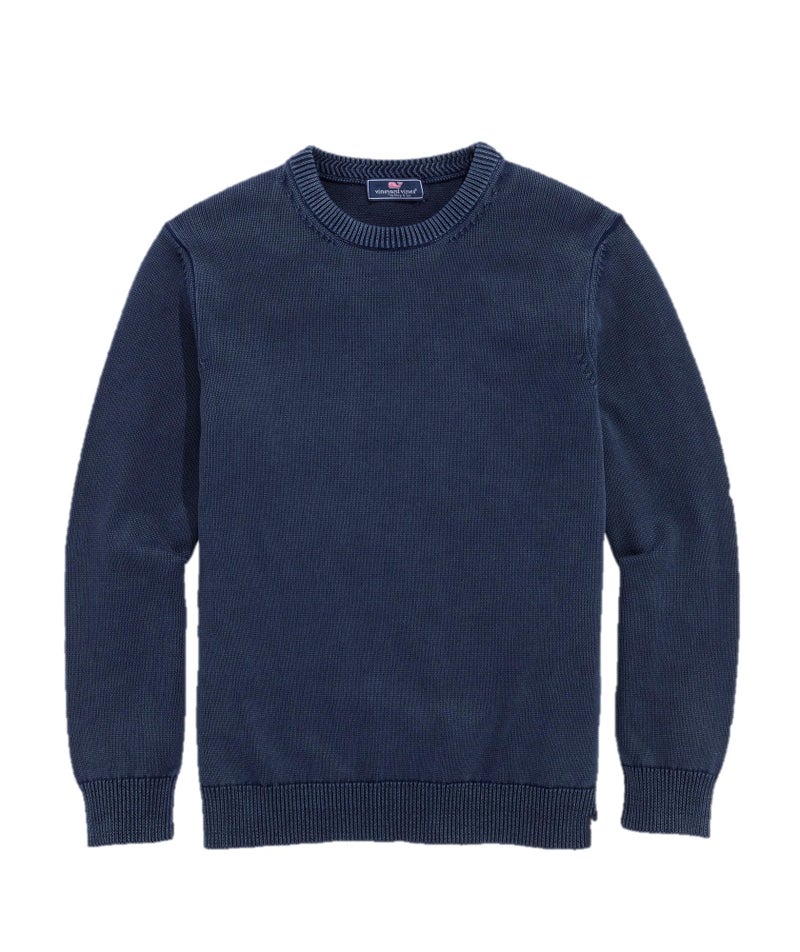 Vineyard Vines Heritage Cotton Crew Sweater, Nautical Navy, XXL - Image 1