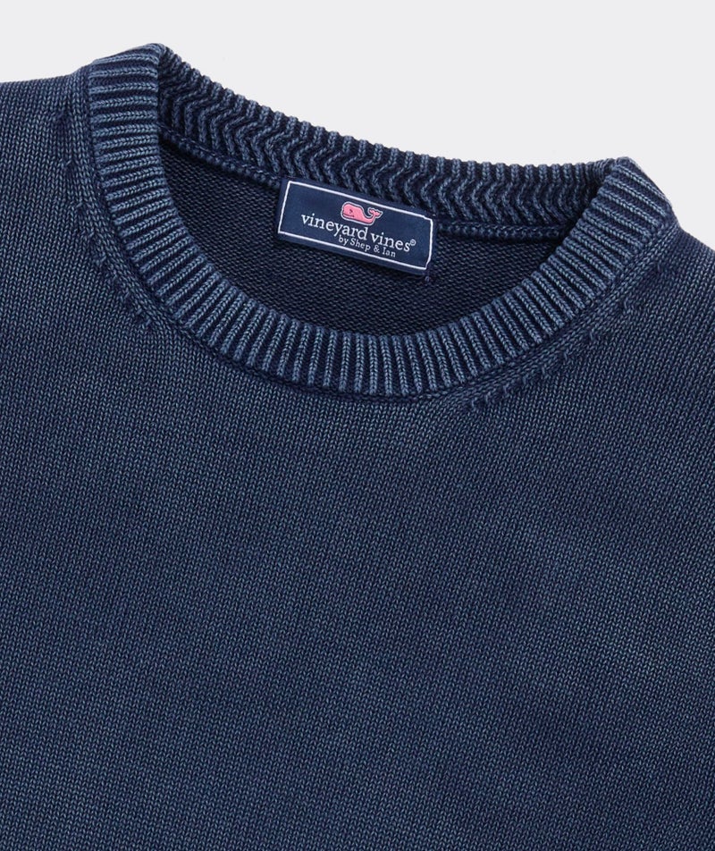 Vineyard Vines Heritage Cotton Crew Sweater, Nautical Navy, XXL - Image 3