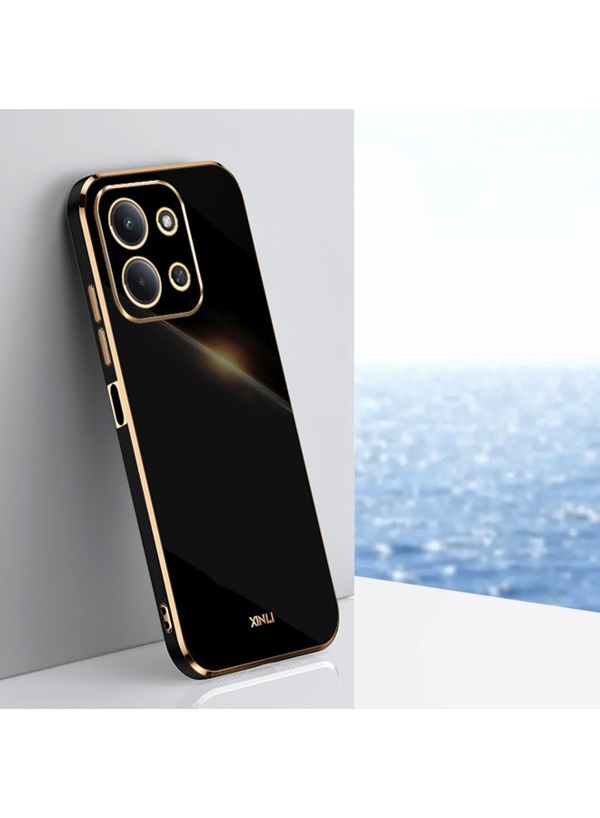 Xiaomi Redmi Note 13 4G Mobile Phone Case Cover, Luxury Plating Soft Back Cover, Raised Full Camera Protection - Image 1