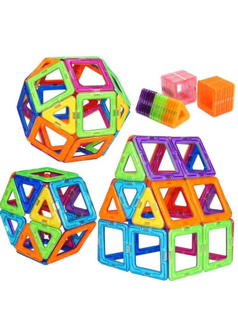 Daytoyz 30 Pcs Magnetic Building Tiles, Magnetic Blocks Toys, 3D Toys Preschool Building Toys Gifts, Multi Color Educational and Training Toys, Magnetic Constructors Building Blocks Sets - Image 1