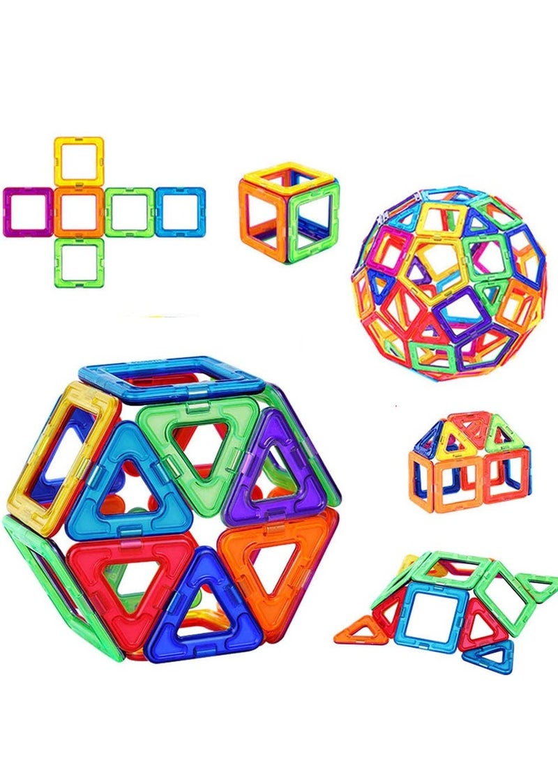 Daytoyz 30 Pcs Magnetic Building Tiles, Magnetic Blocks Toys, 3D Toys Preschool Building Toys Gifts, Multi Color Educational and Training Toys, Magnetic Constructors Building Blocks Sets - Image 4