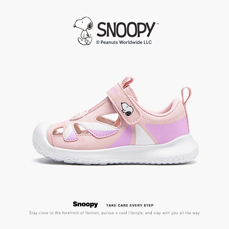 Snoopy Snoopy Children'S Toe Sandals Girls' Soft Bottom Tracing Shoes 2024 Boys' Frame Shoes - Image 2