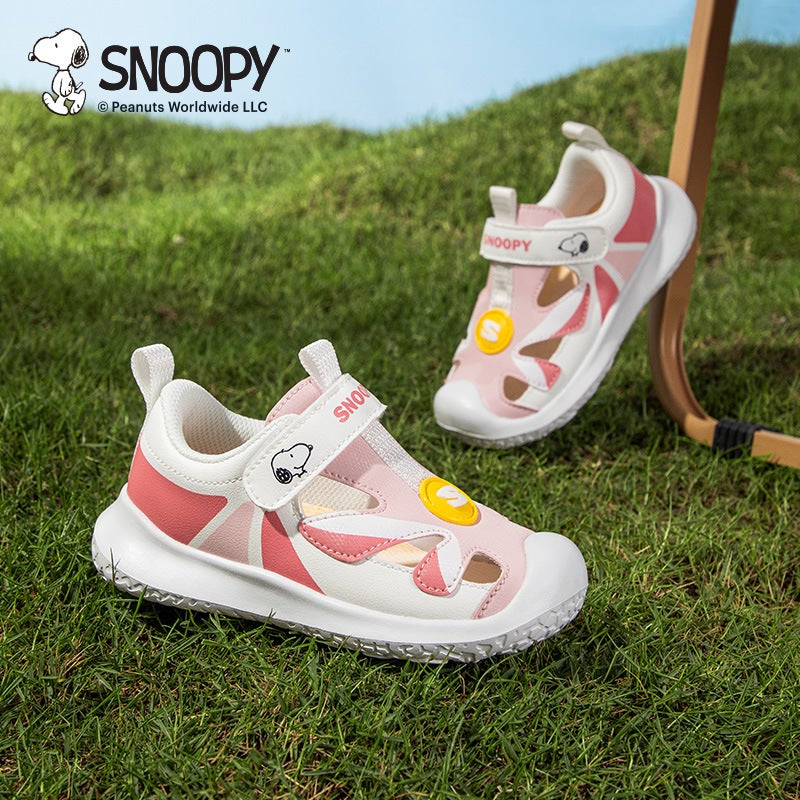 Snoopy Snoopy Children'S Toe Sandals Girls' Soft Bottom Tracing Shoes 2024 Boys' Frame Shoes - Image 3