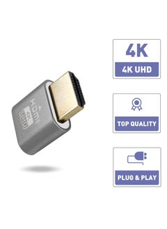 Excefore 3 Pack 4K HDMI Dummy Plug Virtual Monitor Display Emulator 4K Display Emulator Supports up to 3840x2160@60Hz 1080@120Hz Headless Display Adapter Compatible with Windows Mac OSX Linux  - Image 2