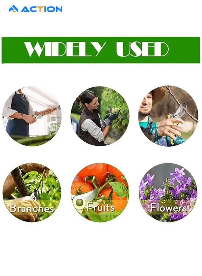 أكشن مقصات تقليم، مقصات تقليم الحدائق، مقصات يدوية احترافية شديدة التحمل، مقصات تقليم الحدائق، مقصات الحدائق، مقصات التحوط، أدوات البستنة (خضراء) - Image 5