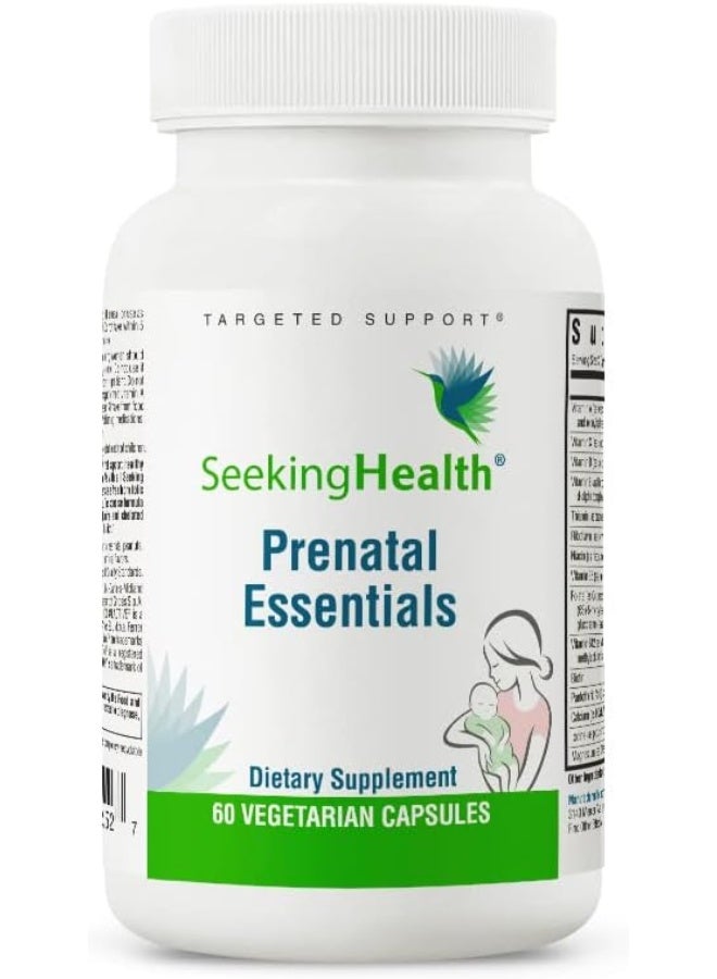 Seeking Health Prenatal Essentials 60 Veg Capsules - Image 1