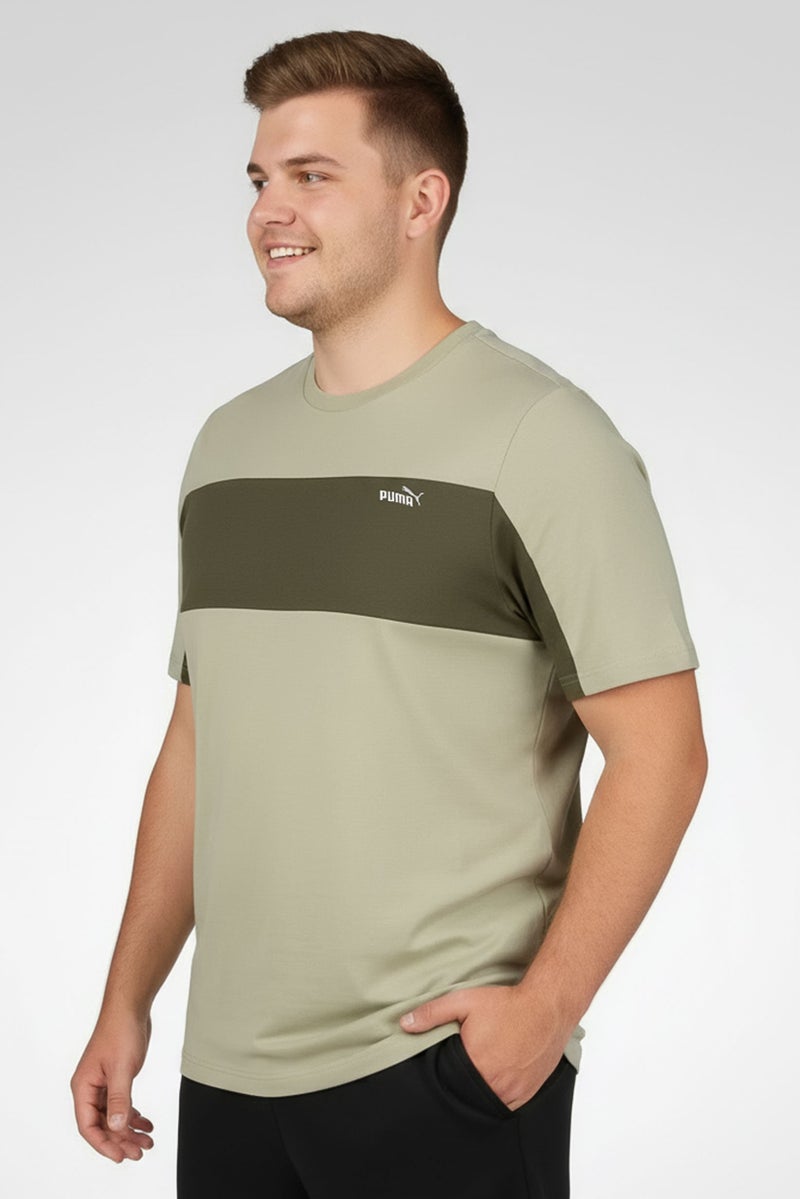 PUMA Men Sportswear Fit Short Sleeve Outdoor T-Shirt, Olive - Image 5