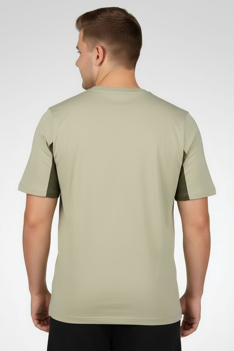 PUMA Men Sportswear Fit Short Sleeve Outdoor T-Shirt, Olive - Image 2