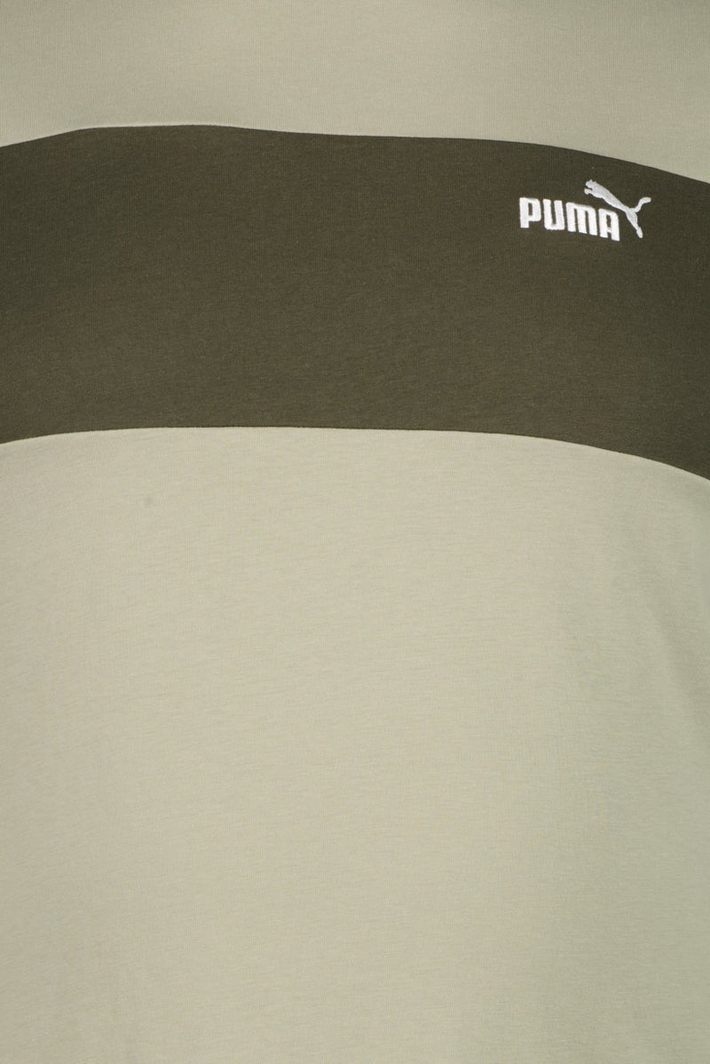 PUMA Men Sportswear Fit Short Sleeve Outdoor T-Shirt, Olive - Image 3