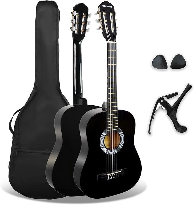 MegArya 3rd Avenue XF 3/4 Size Kids Classical Guitar Pack - Image 1