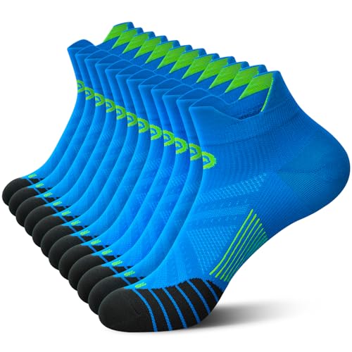 PAPLUS No Show Compression Socks for Men and Women, Low Cut Running Ankle Socks with Arch Support for Plantar Fasciitis, Cyling, Athletic, Flight, Travel, Nurses - Image 1