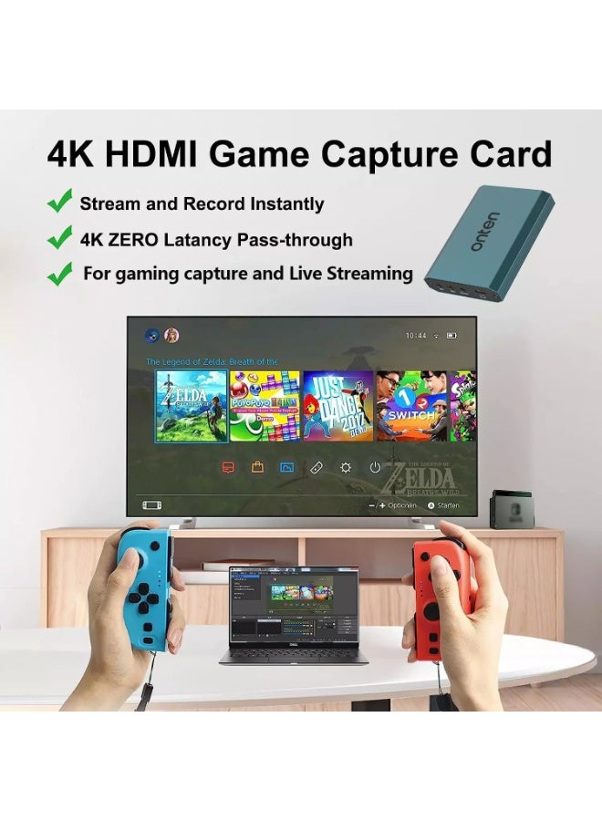 أونتن بطاقة التقاط الصوت والفيديو بدقة 4K 4K@30Hz - Image 3