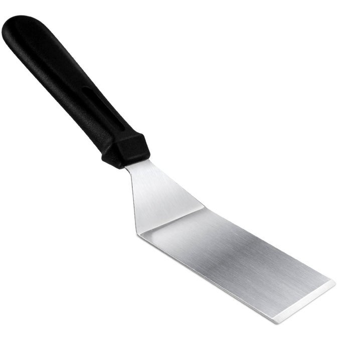 METAL SPATULAS FOR KITCHEN USE PROFESSIONAL SERVING SPATULA WITH HEAT RESISTANT HANDLE 98 INCH STAINLESS STEEL SPATULA IDEAL FOR PANCAKES EGGS GRIDDLE SCRAPER BBQ OR DESSERTS