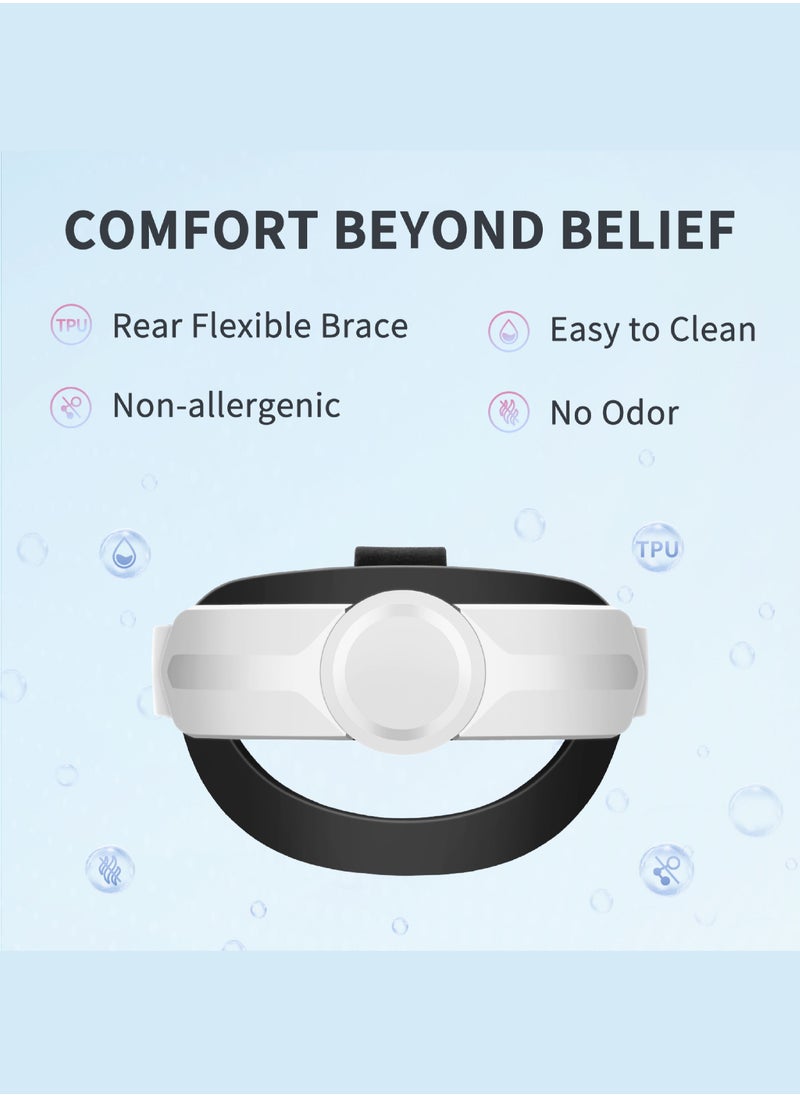 blupebble - Elite Adjustable Head Strap Made for Meta Quest 2, Elite Strap Replacement for Enhanced Support - Image 1