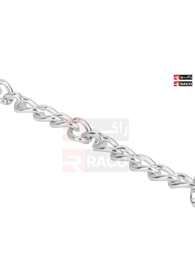 RACO RACO Chrome Plated Heavy Duty Twisted Chain Silver  - Image 3