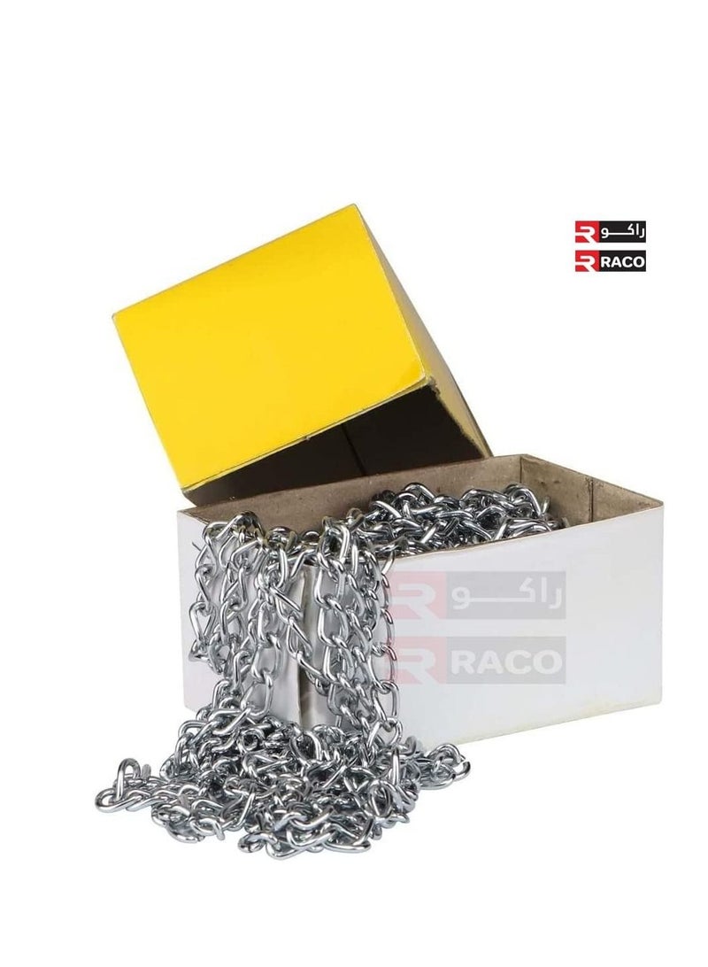 RACO RACO Chrome Plated Heavy Duty Twisted Chain Silver  - Image 2
